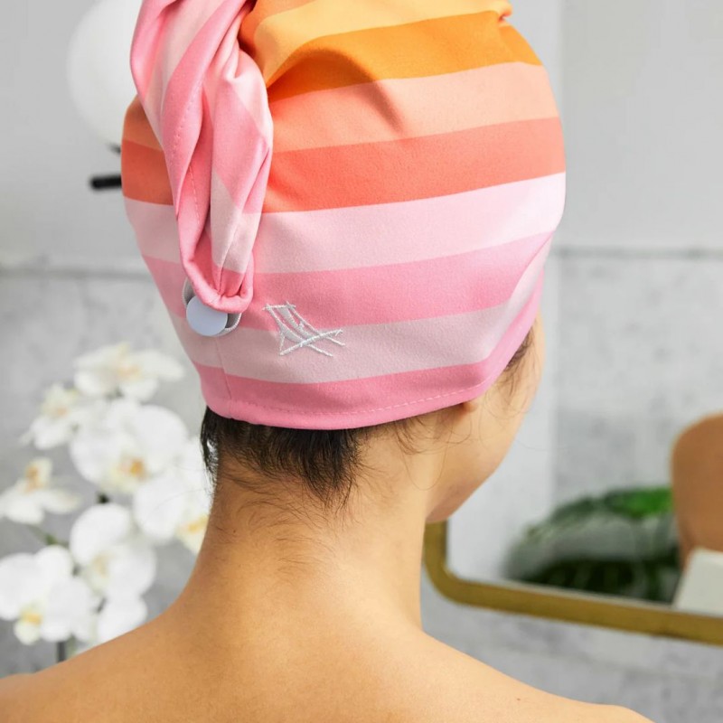 Dock & Bay Πετσέτα μαλλιών - Τουρμπάνι Hair Wrap - Miami Sorbet