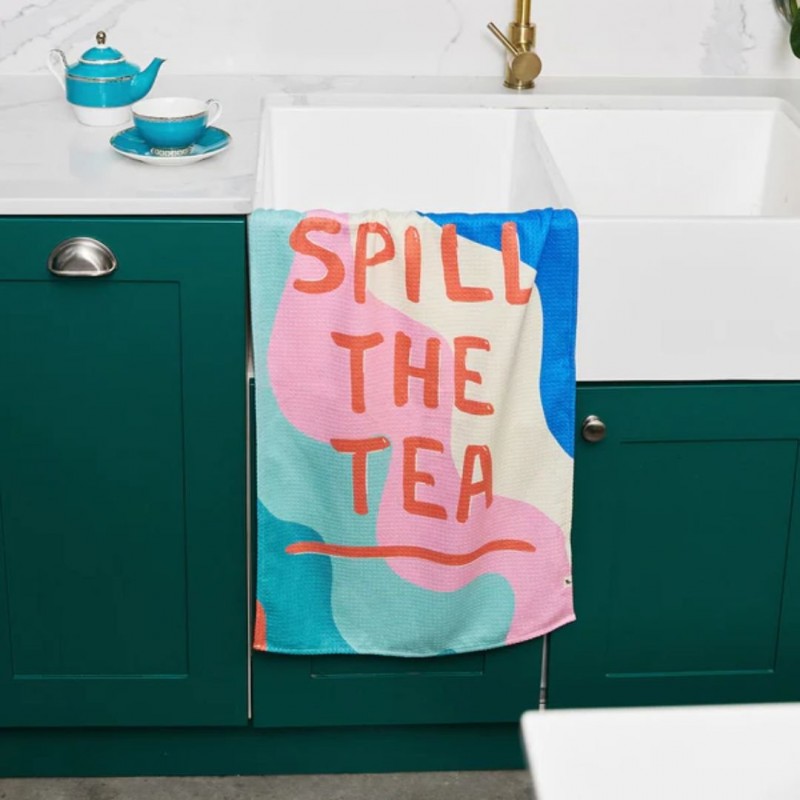 Dock & Bay: Πετσέτα κουζίνας (75x45cm) - Spill The Tea