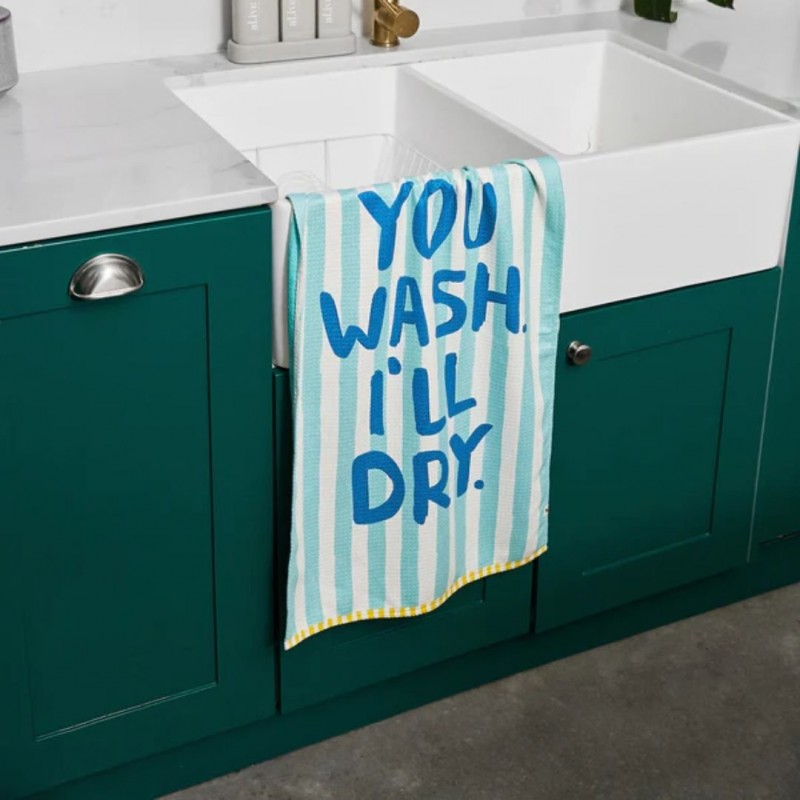 Dock & Bay: Πετσέτα κουζίνας (75x45cm) - You Wash I'll Dry