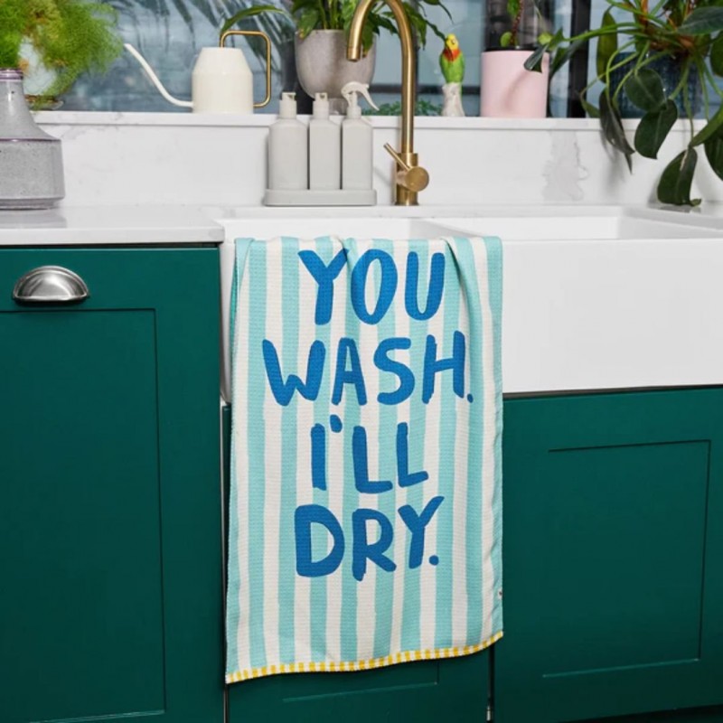 Dock & Bay: Πετσέτα κουζίνας (75x45cm) - You Wash I'll Dry