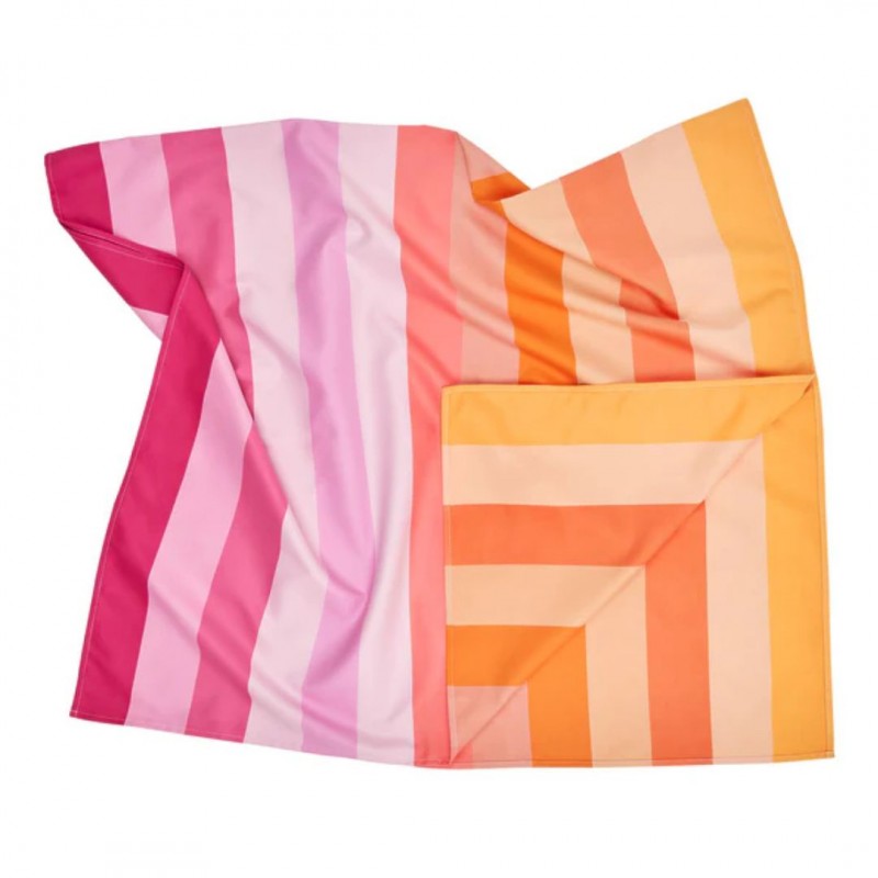 Dock & Bay: Πετσέτα θαλάσσης Quickdry - Miami Sorbet (Μικροϊνες) L (160x90εκ.)
