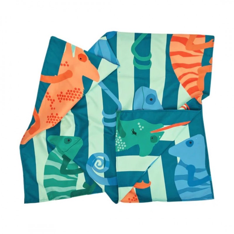 Dock & Bay: Παιδική πετσέτα θαλάσσης  - Karma Chameleon Microfiber (Μικροϊνες) 130x70 εκ