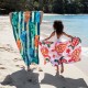 Dock & Bay: Παιδική πετσέτα θαλάσσης  - Turtley Tropical Microfiber (Μικροϊνες) 130x70 εκ