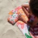 Dock & Bay: Παιδική πετσέτα θαλάσσης  - Turtley Tropical Microfiber (Μικροϊνες) 130x70 εκ
