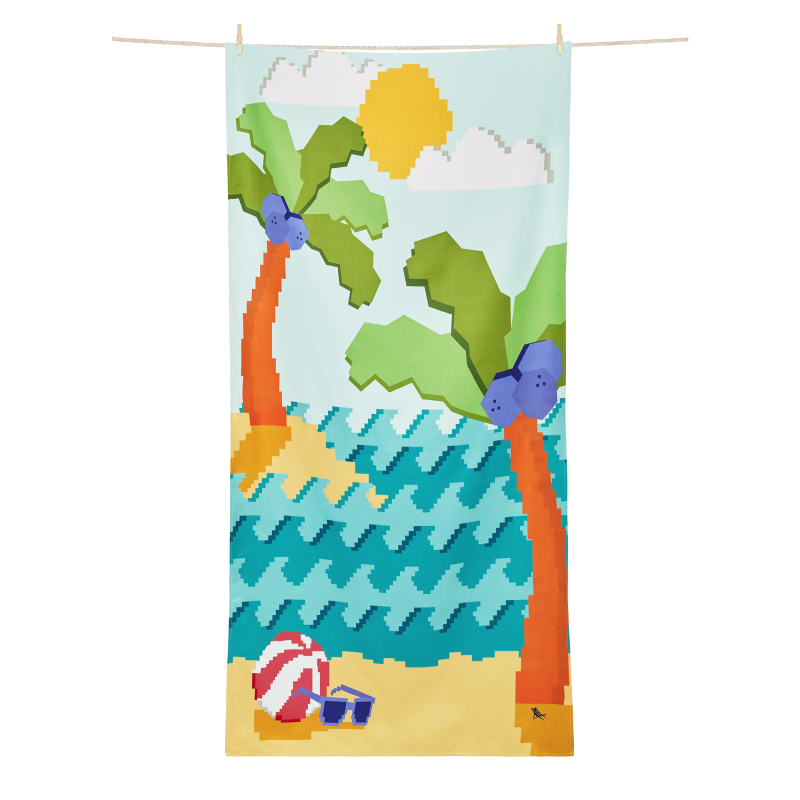Dock & Bay: Παιδική πετσέτα θαλάσσης  - Build-A-Beach Microfiber (Μικροϊνες) 130x70 εκ