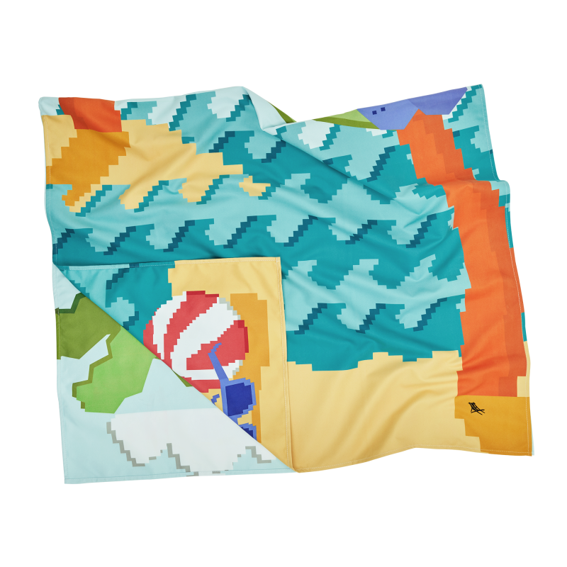 Dock & Bay: Παιδική πετσέτα θαλάσσης  - Build-A-Beach Microfiber (Μικροϊνες) 130x70 εκ