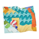 Dock & Bay: Παιδική πετσέτα θαλάσσης  - Build-A-Beach Microfiber (Μικροϊνες) 130x70 εκ