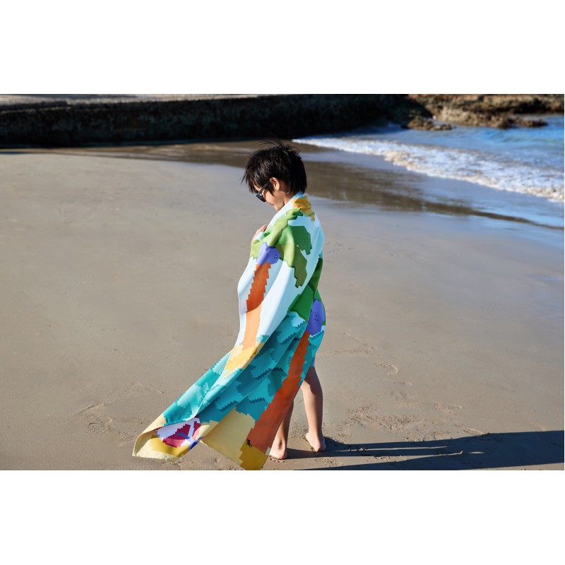 Dock & Bay: Παιδική Πετσέτα θαλάσσης Quickdry - Build-A-Beach Microfiber (Μικροϊνες) (160x90εκ.)