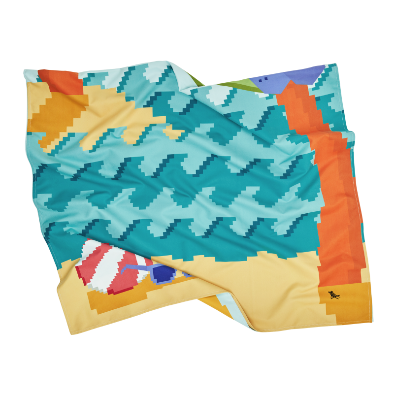 Dock & Bay: Παιδική Πετσέτα θαλάσσης Quickdry - Build-A-Beach Microfiber (Μικροϊνες) (160x90εκ.)