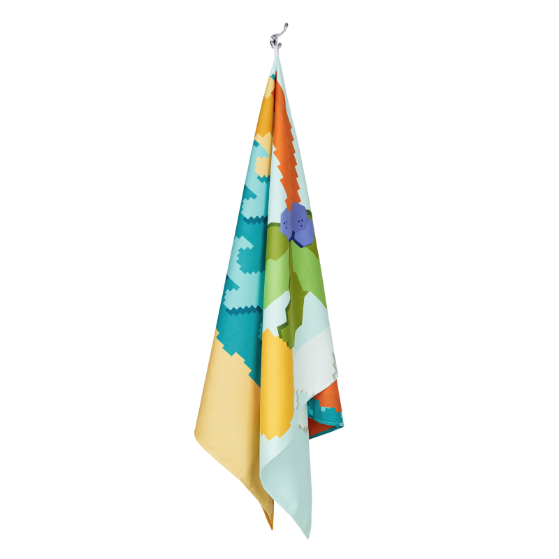 Dock & Bay: Παιδική Πετσέτα θαλάσσης Quickdry - Build-A-Beach Microfiber (Μικροϊνες) (160x90εκ.)