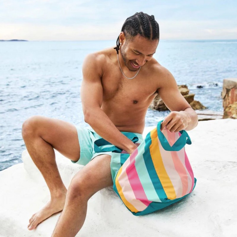 Dock & Bay: Υφασμάτινη τσάντα πολλαπλών χρήσεων από 100% ανακυκλώσιμα υλικά - Coastal Candy