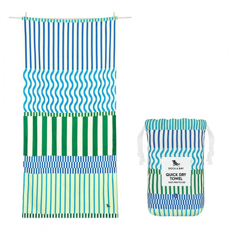 Dock & Bay: Πετσέτα θαλάσσης Quickdry  - Blueberry Spritz Microfiber (Μικροϊνες) L (160x90εκ.)