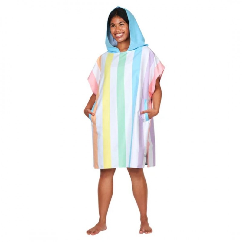 Dock & Bay Quickdry Πόντσο Ενηλίκων Με Μικροίνες (Microfiber) Medium 70*90cm Unicorn Waves