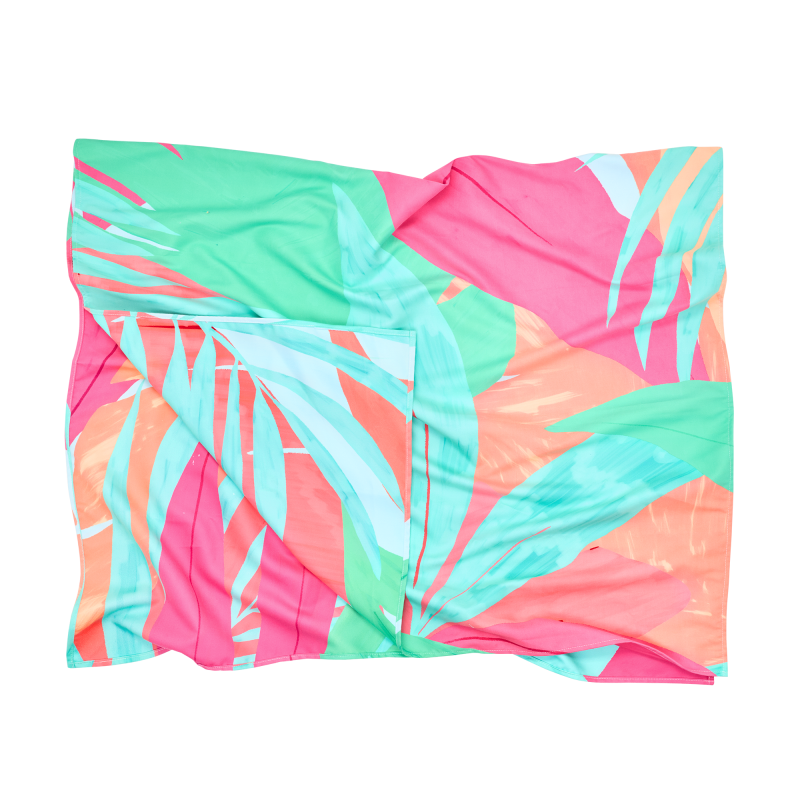 Dock & Bay: Πετσέτα θαλάσσης Quickdry Hot Tropics Microfiber (Μικροϊνες) L (160x90εκ.)