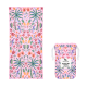 Dock & Bay: Πετσέτα θαλάσσης Quickdry Pink Paradise Microfiber (Μικροϊνες) L (160x90εκ.)