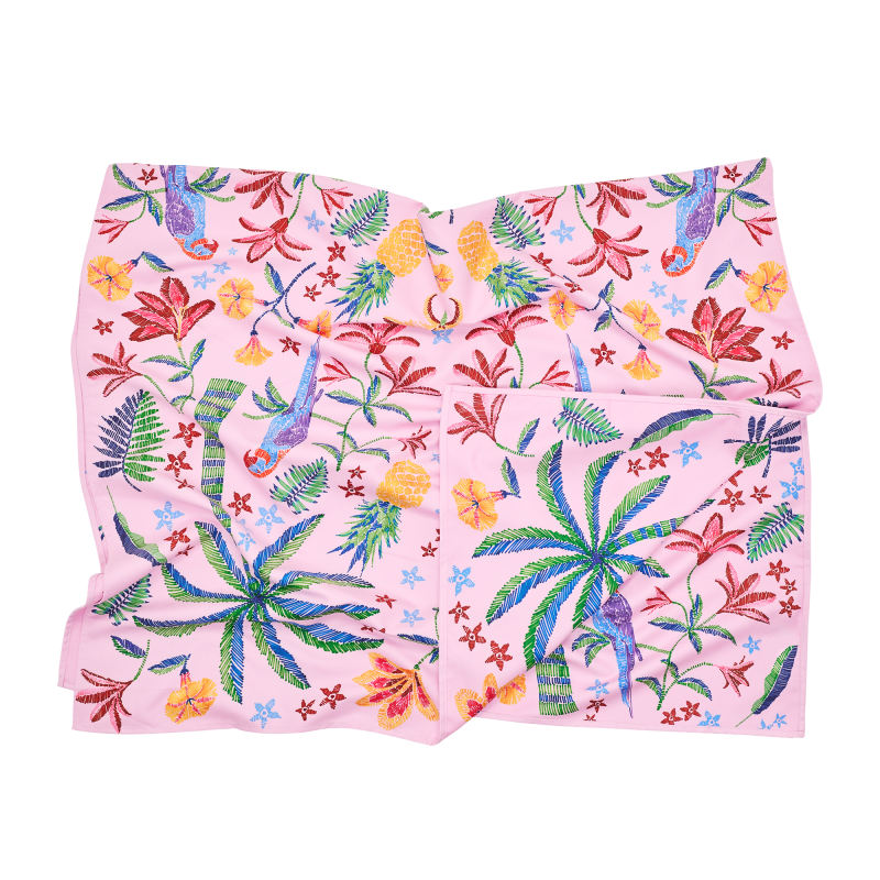 Dock & Bay: Πετσέτα θαλάσσης Quickdry Pink Paradise Microfiber (Μικροϊνες) L (160x90εκ.)