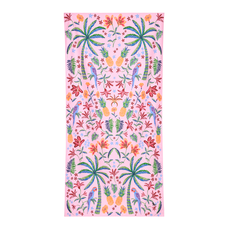 Dock & Bay: Πετσέτα θαλάσσης Quickdry Pink Paradise Microfiber (Μικροϊνες) L (160x90εκ.)