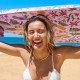 Dock & Bay: Πετσέτα θαλάσσης Quickdry Pink Paradise Microfiber (Μικροϊνες) L (160x90εκ.)