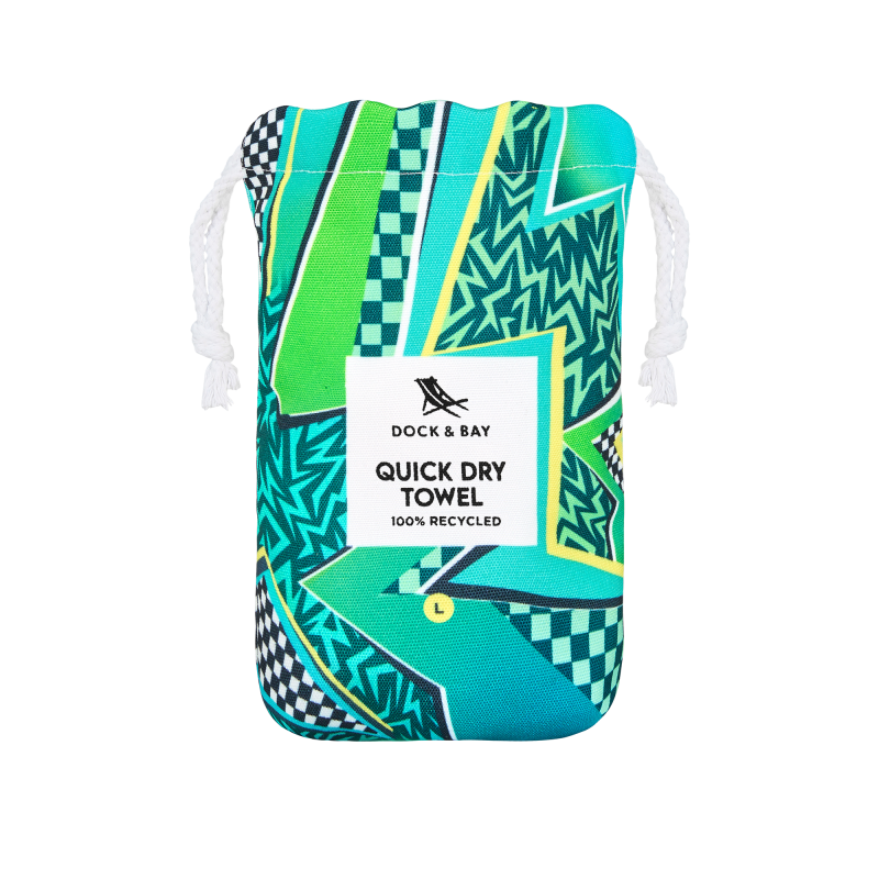 Dock & Bay: Πετσέτα θαλάσσης  - Tide Skater  Microfiber (Μικροϊνες) 160x90 εκ