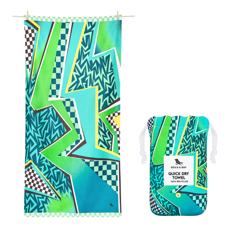 Dock & Bay: Πετσέτα θαλάσσης  - Tide Skater  Microfiber (Μικροϊνες) 160x90 εκ