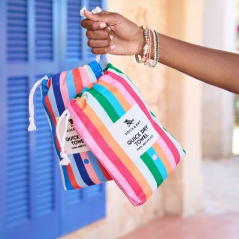 Dock & Bay: Πετσέτα θαλάσσης Quickdry Tutti Frutti Microfiber (Μικροϊνες) L (160x90εκ.)