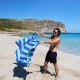 Dock & Bay: Πετσέτα θαλάσσης Quickdry Blue Sky Microfiber (Μικροϊνες) L (160x90εκ.)