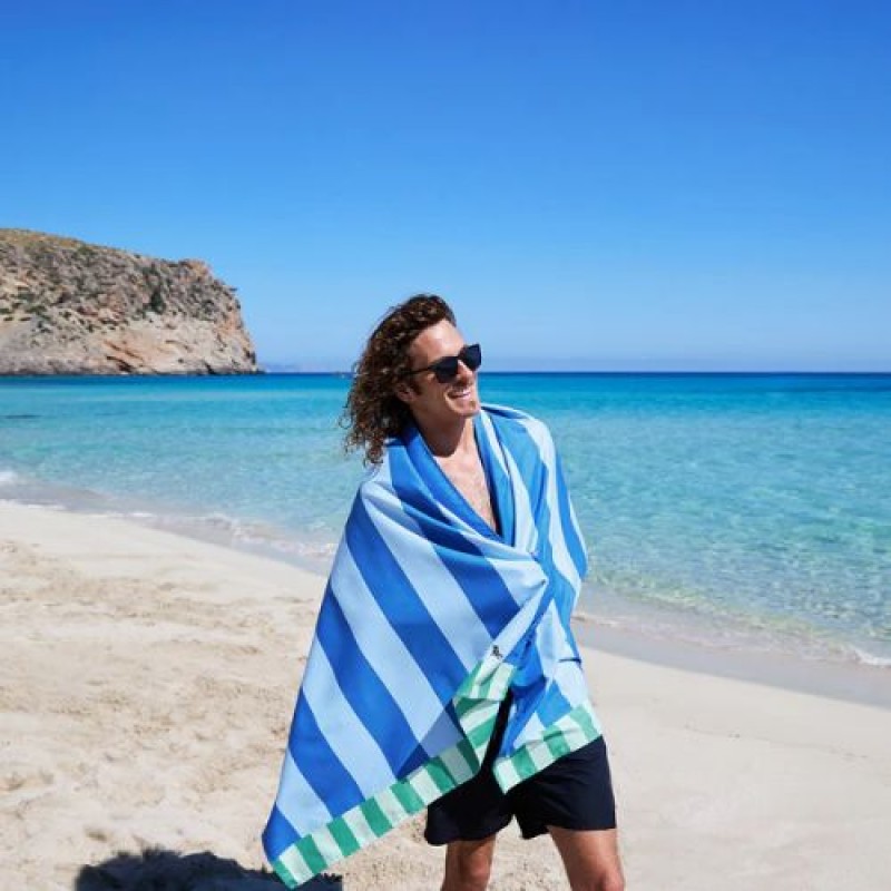 Dock & Bay: Πετσέτα θαλάσσης Quickdry Blue Sky Microfiber (Μικροϊνες) L (160x90εκ.)