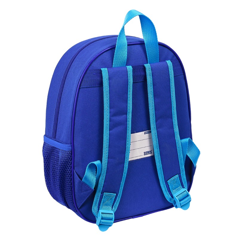 Safta: Tσάντα πλάτης σχολική  3D SONIC "Speed"