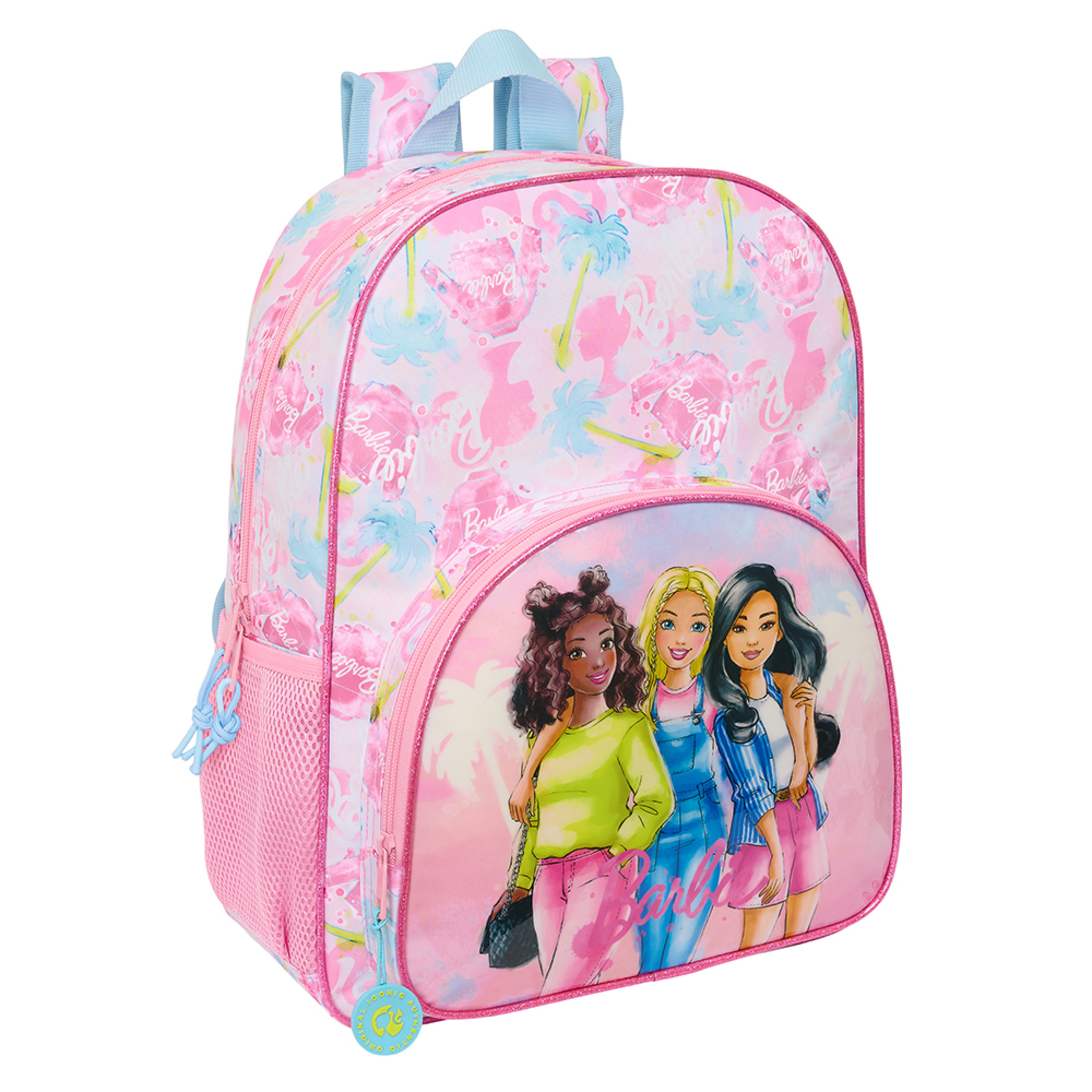 Safta: Τσάντα σχολική 42cm Barbie "Painterly"