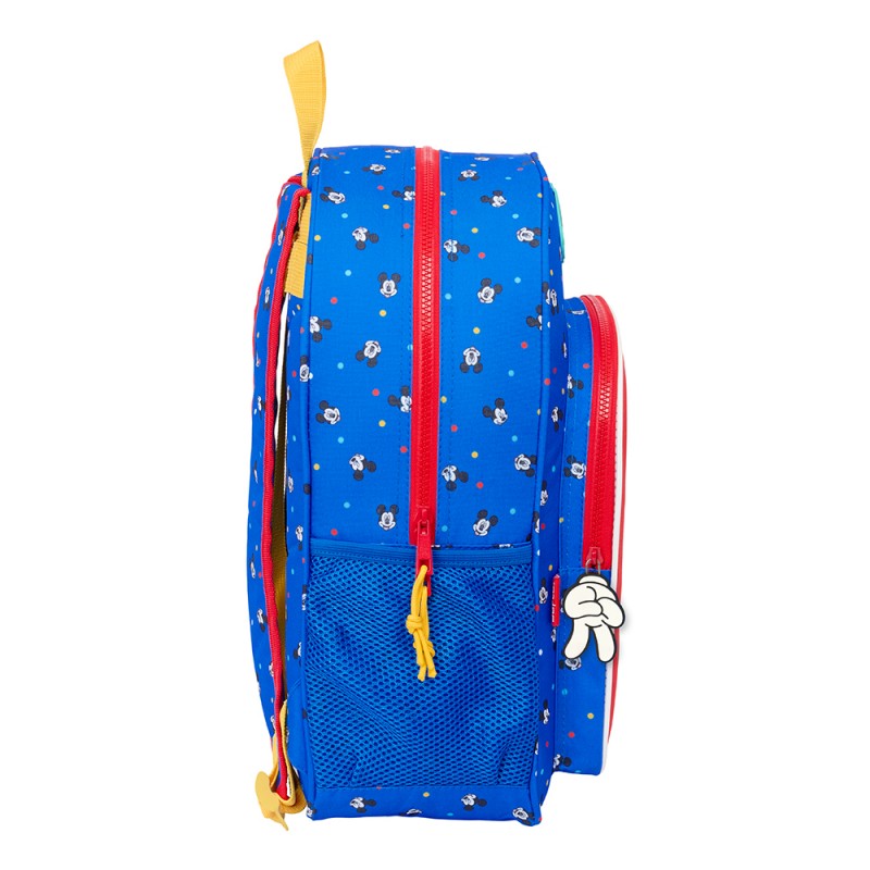 Safta: Τσάντα σχολική 42cm Mickey Mouse "Good Day"