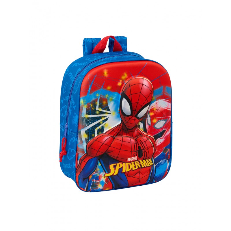 Safta: Mini Tσάντα πλάτης παιδικού 3D Spider-Man