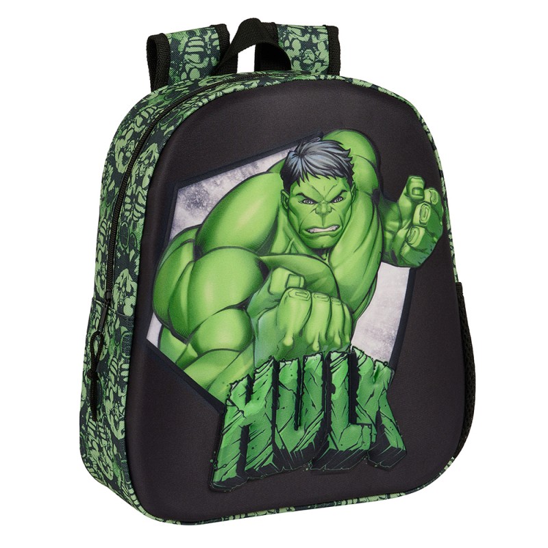 Safta: Tσάντα πλάτης παιδικού 3D Hulk