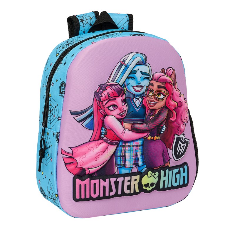 Safta: Tσάντα πλάτης παιδικού 3D Monster High