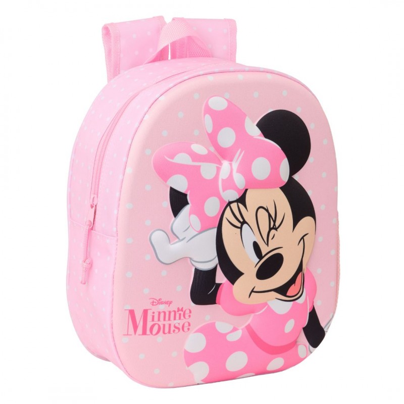 Safta: Tσάντα πλάτης παιδικού 3D Minnie Mouse