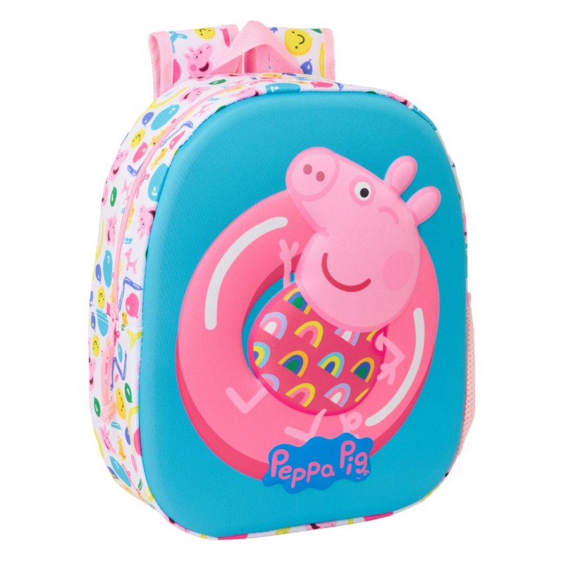 Safta: Tσάντα πλάτης παιδικού 3D Peppa Pig