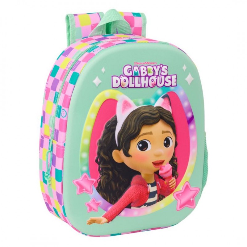 Safta: Tσάντα πλάτης παιδικού 3D Gabby's Dollhouse