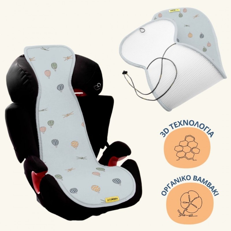 Aeromoov Αντι-ιδρωτικό κάλυμμα Air Layer 15-36kg για κάθισμα αυτοκινήτου -  Group 2 Airtraffic