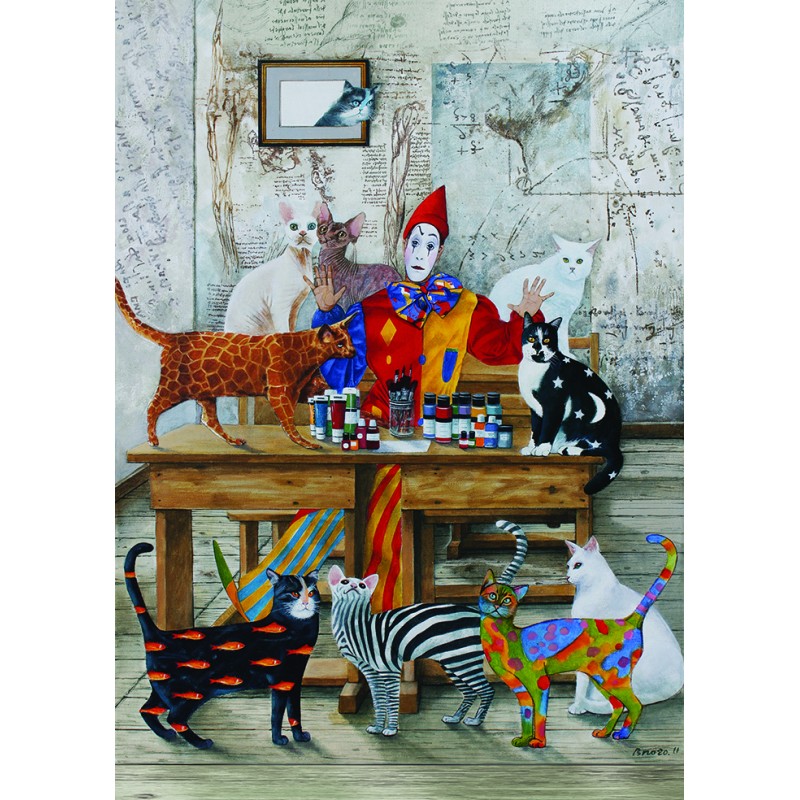 Art Puzzle: 260 τμχ The Colored Cats - Marek Brzozowski