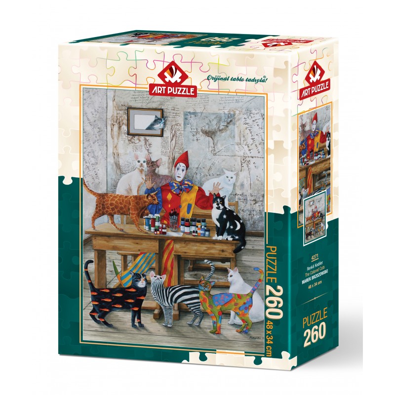 Art Puzzle: 260 τμχ The Colored Cats - Marek Brzozowski