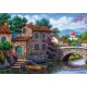 Art Puzzle: 500τμχ Canal With Flowers - Arturo Zarraga