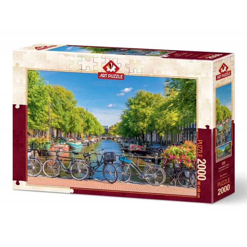 Art Puzzle: 2000τμχ Amsterdam Canal