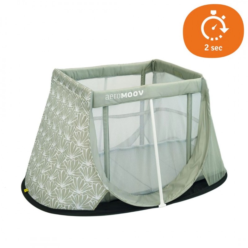 AeroMoov Instant Travel Cot: Αναδιπλούμενο παρκοκρέβατο Seashell Olive