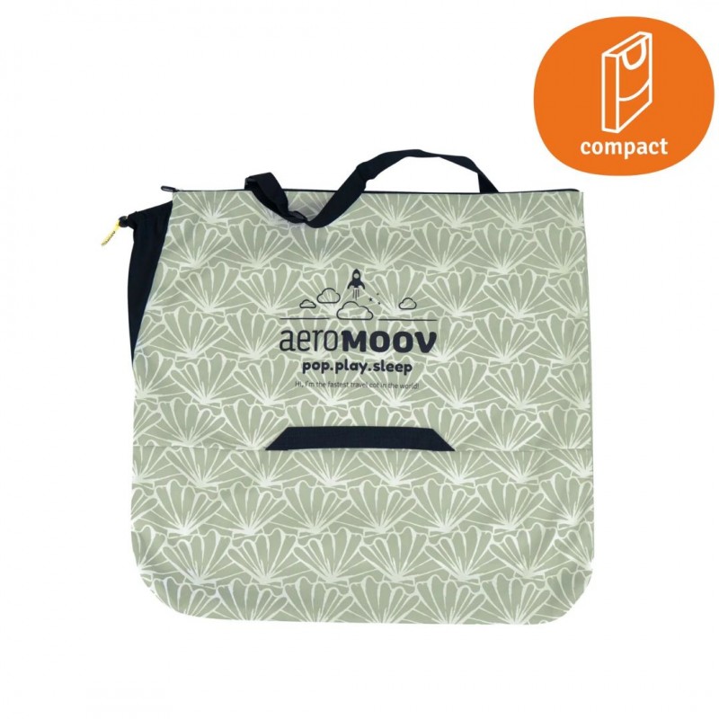 AeroMoov Instant Travel Cot: Αναδιπλούμενο παρκοκρέβατο Seashell Olive