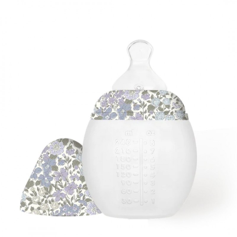 Elhee x Liberty Collection: Μπιμπερό από ιατρική σιλικόνη 240ml-Joanna Louise Lavender