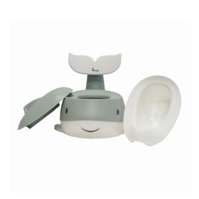 Bo Jungle: Εκπαιδευτικό γιογιό με καπάκι δελφίνι & κάθισμα- 2 σε 1-Sage Green Bo Jungle: Εκπαιδευτικό γιογιό με καπάκι δελφίνι & κάθισμα- 2 σε 1-Sage Green