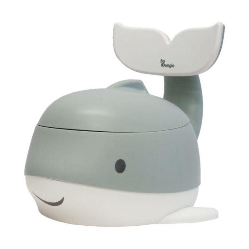 Bo Jungle: Εκπαιδευτικό γιογιό με καπάκι δελφίνι & κάθισμα- 2 σε 1-Sage Green Bo Jungle: Εκπαιδευτικό γιογιό με καπάκι δελφίνι & κάθισμα- 2 σε 1-Sage Green