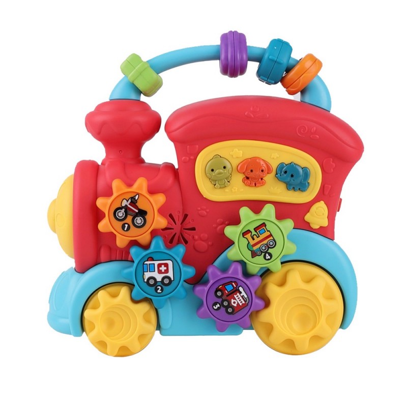 Bo Jungle: Διαδραστικό Τρενάκι με Ήχους και Μουσικές μελωδίες για παιδιά 12+ μηνών