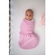 BabyBliss Snug Σετ Κουβέρτες Φασκιώματος 2 τμχ Cream & Pink