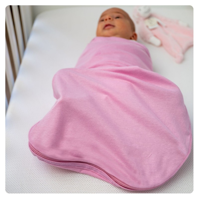 BabyBliss Snug Σετ Κουβέρτες Φασκιώματος 2 τμχ Cream & Pink