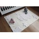 BabyBliss: Βαμβακερό, πλενόμενο χαλί "Somewhere between the stars" - 100x140 cm